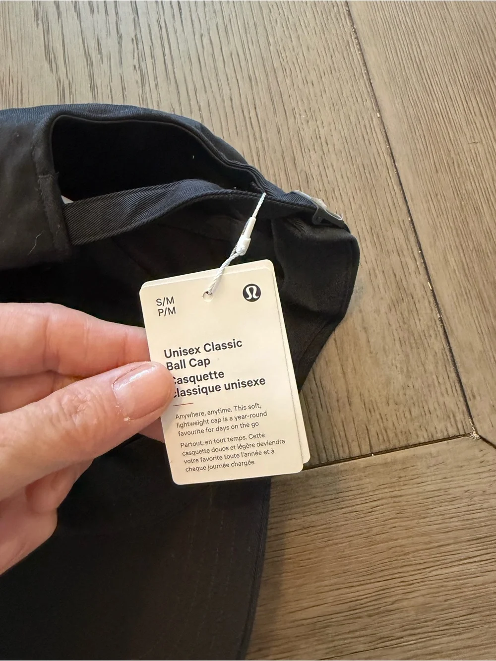 lululemon athletica Men's Black Soft-Top Baseball Cap NWT